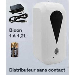 Distributeur solution hydroalcoolique sans contact (photo non contractuelle)