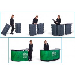 LARGECASE® COUNTER XL montage (2 valises - 8 étagères)