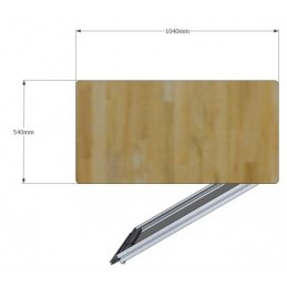 STANDCOM® DESK TEXTILE DROIT JES® (sur mesure possible)