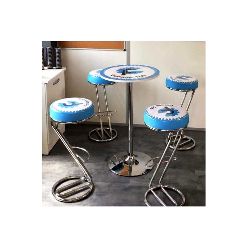 Tabouret haut personnalisé Tabouret haut personnalisé