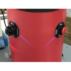 système pour air captif - Valves pour gonflage et anti surpression – tente COMDOME® Pro 3x3