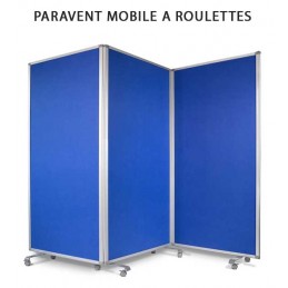 Paravent mobile à roulettes Panoslide