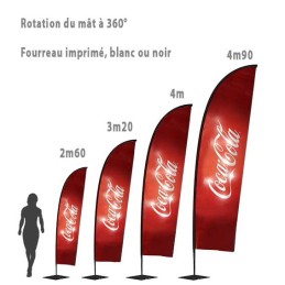 Voile publicitaire - COMFLAG® 360° U2