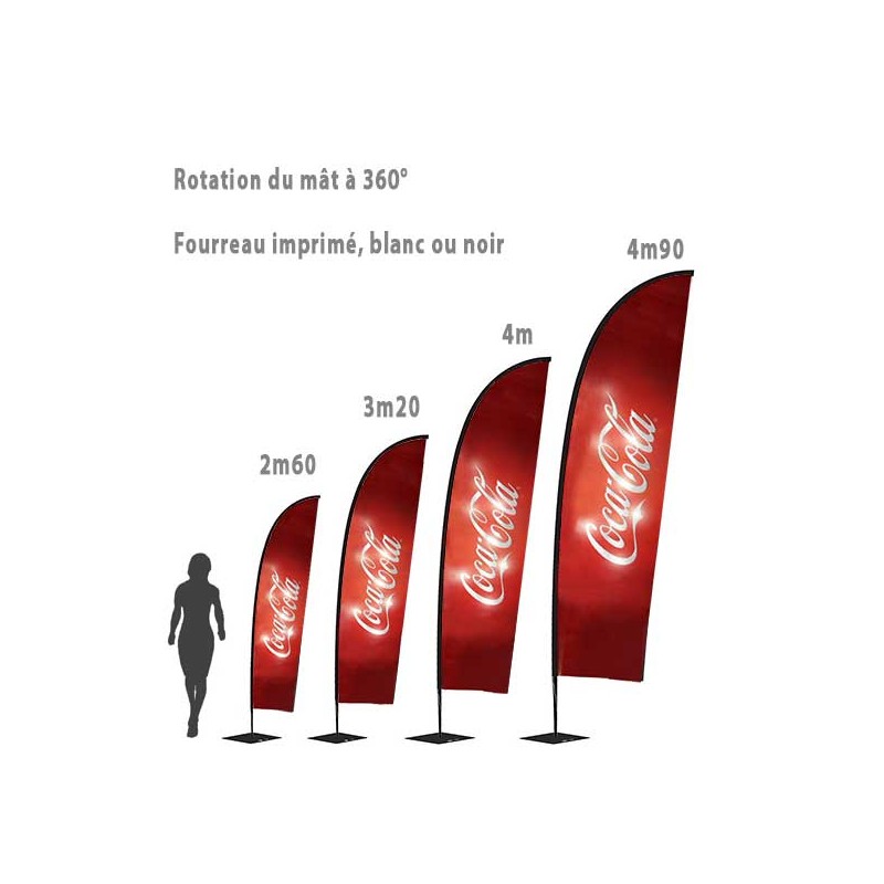 Voile publicitaire COMFLAG® 360 U2 (EXPRESS) Voile publicitaire COMFLAG® 360 U2 (EXPRESS)