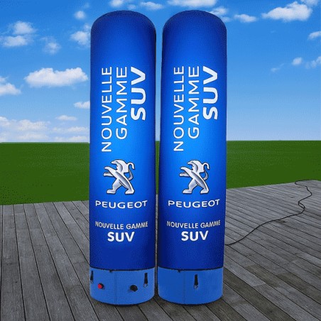 COLONNES GONFLABLES PREMIUM PUBLICITAIRES LED