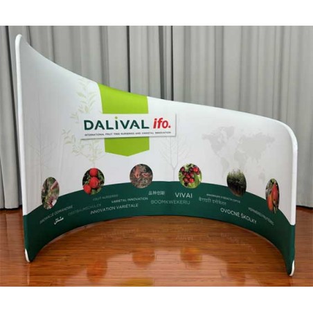 ESPACE DE DISCUSSION PORTABLE - COMTUBE® ALCOVE SEMI OUVERT - face avant