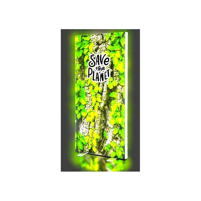 TOTEM LED PORTABLE L.1mxH.2m COMFRAME® JES montage sans outils