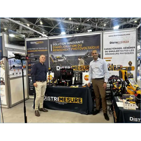 Habillage standard de cloison de stand organisateur – visuel interchangeable suspendu en PVC