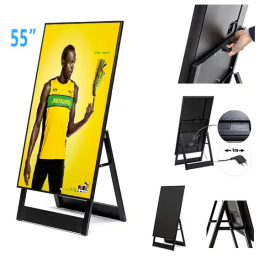 TOTEM MULTIMEDIA PLIABLE 55'' POUR EVENEMENT