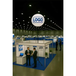 Ballon publicitaire autoportant pour stand d'exposition en intérieur et extérieur