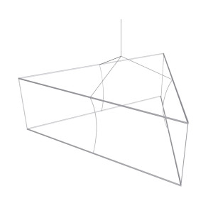 Structure aluminium et Câbles d’élingage pour signalétique COMSIGNS T