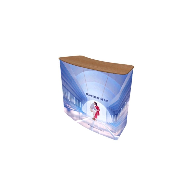 STANDCOM® DESK TEXTILE Courbe JES® (sur mesure possible) STANDCOM® DESK TEXTILE Courbe JES® (sur mesure possible)