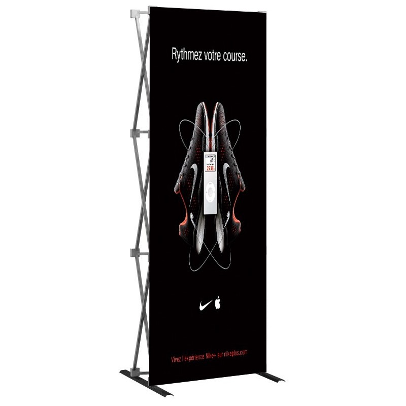 Stand pliable droit 1 colonne 1x3