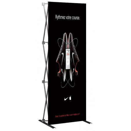 Stand pliable droit 1 colonne 1x3