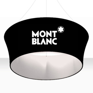 COMSIGNS S – Signalétique suspendue portable élinguée avec visuel Mont Blanc