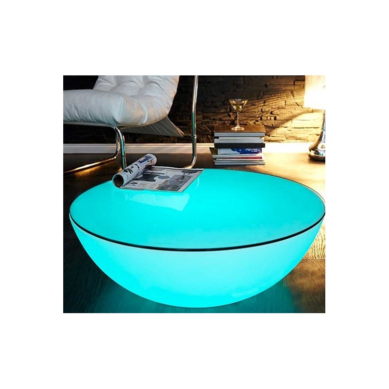 Table basse LED sans fil