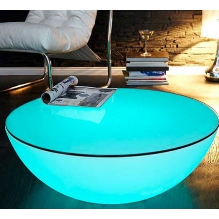 Table basse LED sans fil